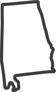 bir haritanın bir çerçevesinin siyah ve beyaz vektör çizimi