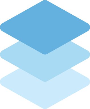  katmanlar web simgesi basit illüstrasyon