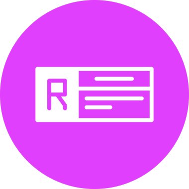 bilet ikonu vektör illüstrasyonu