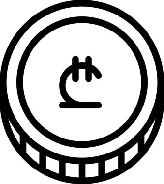 lari web simgesi basit illüstrasyon