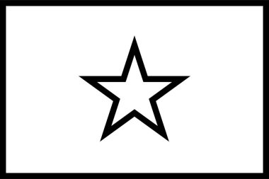 Vietnam ülke bayrağı, vektör illüstrasyonu 