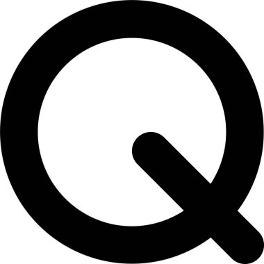 Yuvarlak bir simgenin vektör illüstrasyonu