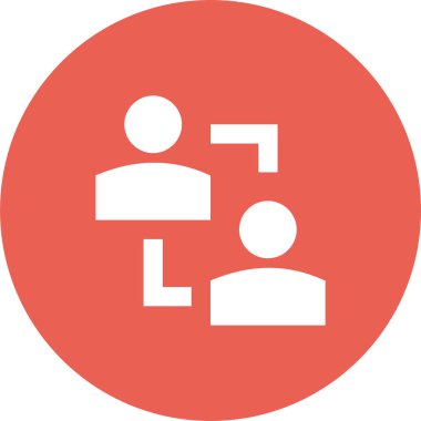 İş ve finans simgesinin vektör illüstrasyonu