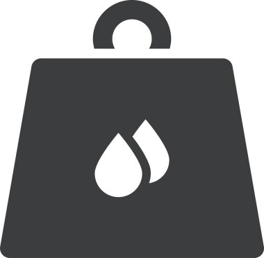 Çanta. Web simgesi basit illüstrasyon