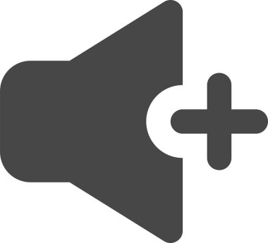 Hacim simgesinin vektör illüstrasyonu