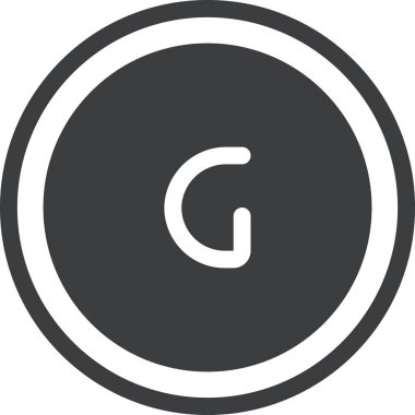 Bir b simgesinin vektör illüstrasyonu