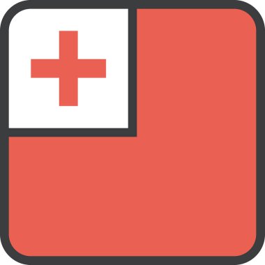  Ülke bayrağı, vektör illüstrasyonu 