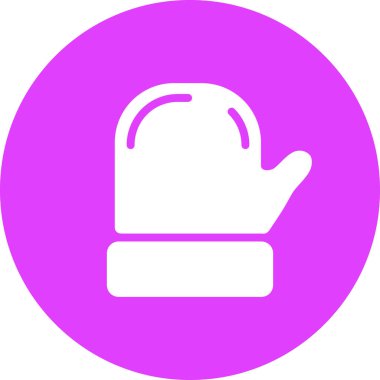 eldiven ağı simgesi basit illüstrasyon