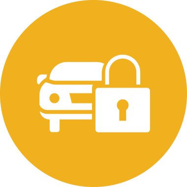 ikon vektör illüstrasyonunu kilitle