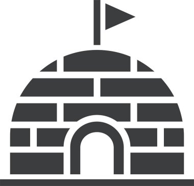  igloo  web icon simple illustration