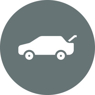 araba simgesi vektör illüstrasyonu