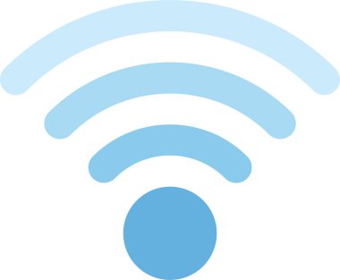 wifi web simgesi, basit vektör illüstrasyonu