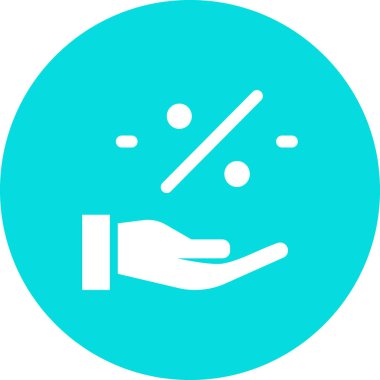 Kupon. Web simgesi basit tasarım