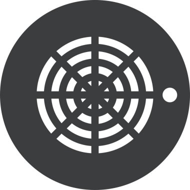 Alarm Ağı simgesi, basit vektör illüstrasyonu