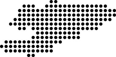 soyut yarım ton noktalar üretken sanat arkaplanı çizimi