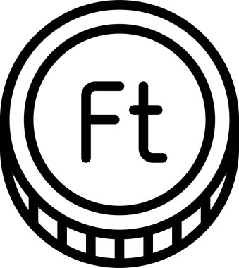 Para için. Web simgesi basit illüstrasyon