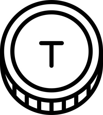 bitcoin. Web simgesi basit illüstrasyon