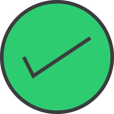 İşaretleme simgesinin vektör illüstrasyonu