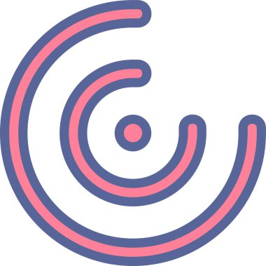 Hedef. Web simgesi basit illüstrasyon