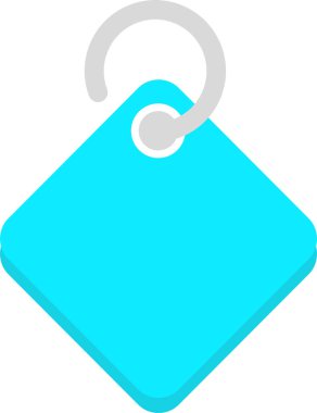 Etiket. Web simgesi basit illüstrasyon 