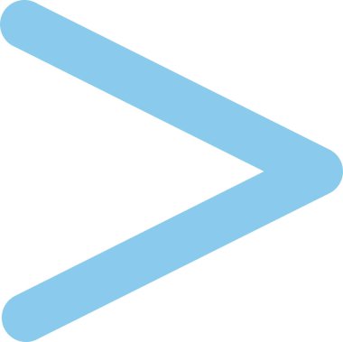 ok web simgesi, basit vektör illüstrasyonu 