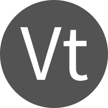 Bir b simgesinin vektör illüstrasyonu