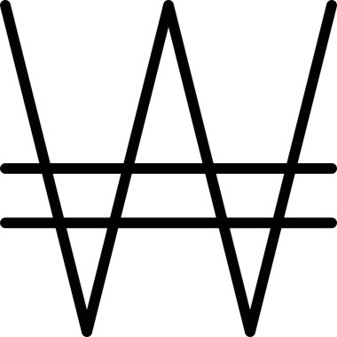 finans ve iş web simgesi, basit vektör illüstrasyonu 