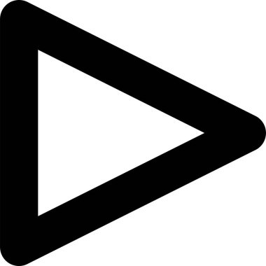 Medya. Web simgesi basit illüstrasyon