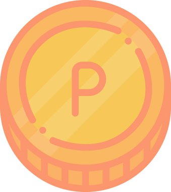 bitcoin. Web simgesi basit illüstrasyon