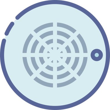 Alarm Ağı simgesi, basit vektör illüstrasyonu