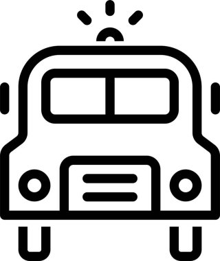 - Araba. Web simgesi basit illüstrasyon