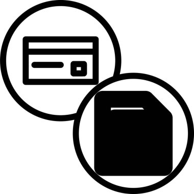 Para için. Web simgesi basit illüstrasyon