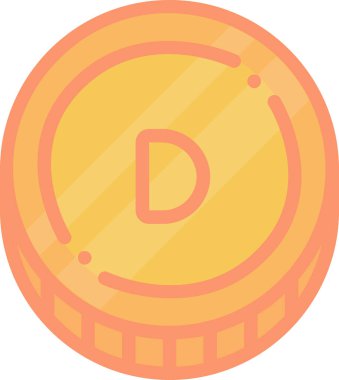 bitcoin. Web simgesi basit illüstrasyon