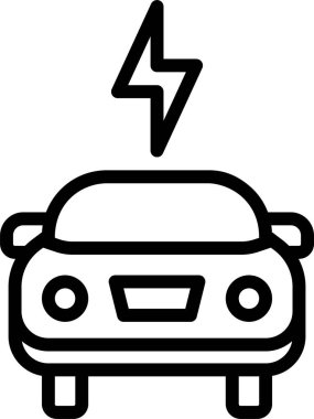 - Araba. Web simgesi basit tasarım