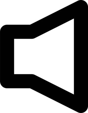 Hacim simgesinin vektör illüstrasyonu