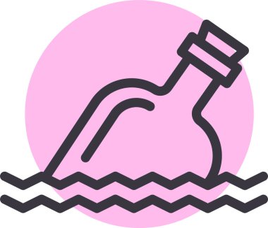 Şarap. Web simgesi basit illüstrasyon