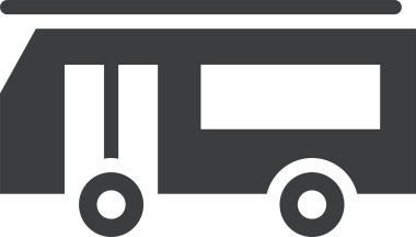 Kamyon. Web simgesi basit tasarım