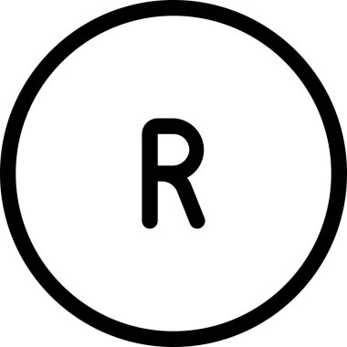 Bir park simgesinin vektör illüstrasyonu