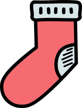 çorap web simgesi basit illüstrasyon 