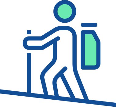 Adamım. Web simgesi basit illüstrasyon