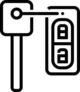 Anahtar. Web simgesi basit illüstrasyon