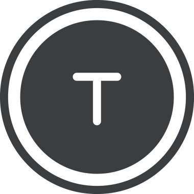 Bir b simgesinin vektör illüstrasyonu