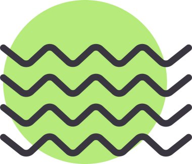 su Ağı simgesi basit illüstrasyon