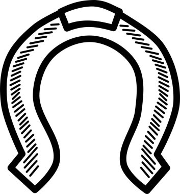 At nalı. Web simgesi basit illüstrasyon