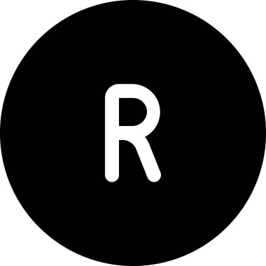 Bir park simgesinin vektör illüstrasyonu