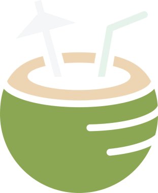 Kokteyl. Web simgesi basit illüstrasyon