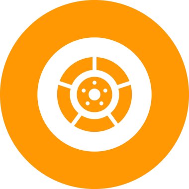 hedef vektör ince çizgi simgesi