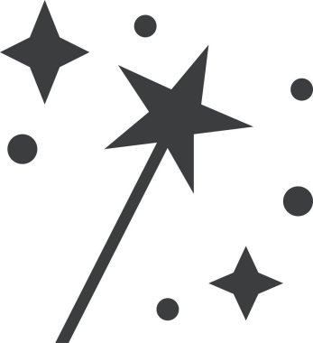 Parlak havai fişek ve vektör illüstrasyonlu siyah arkaplan simgesi