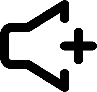 Hacim simgesinin vektör illüstrasyonu