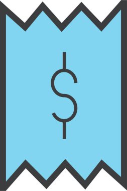 Dolar. Web simgesi basit tasarım